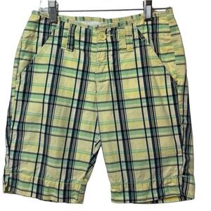 LIMITED TOO Bermuda Shorts Plaid Girls Size 10 REG